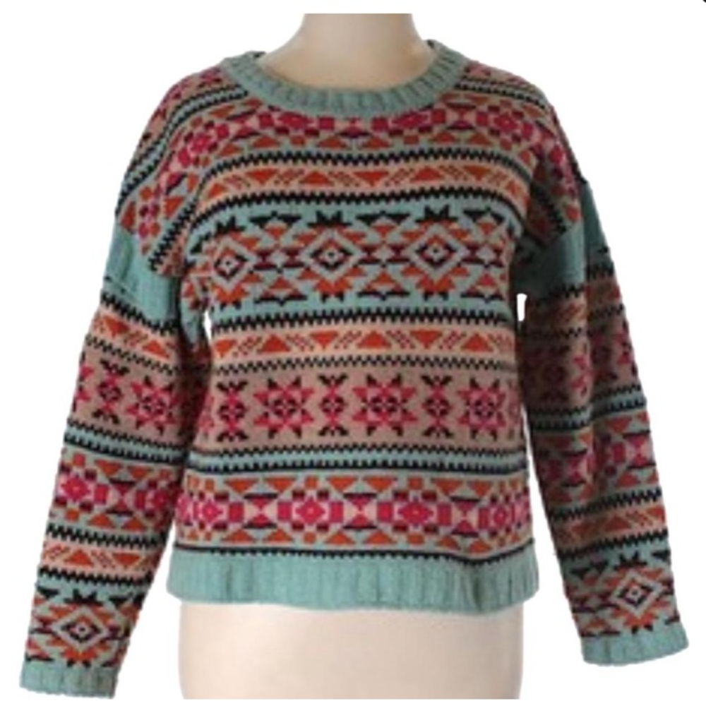 Sundance 100% lambs wool sweater, size L